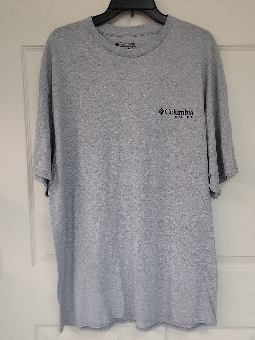 Columbia Light Gray Short Sleeve PFG Logo Tee